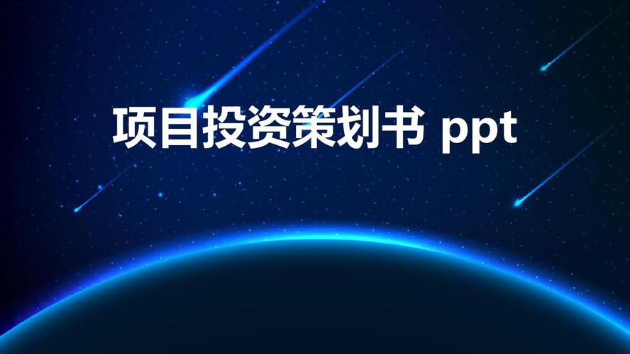 项目投资策划书 ppt